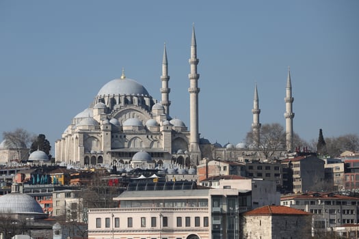 Suleymaniye Mosque in Istanbul, Turkey photo
