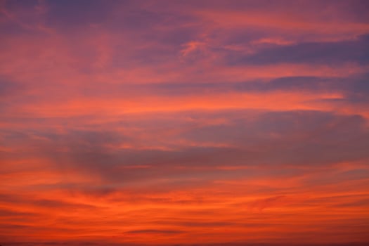 Colorful evening sky photo