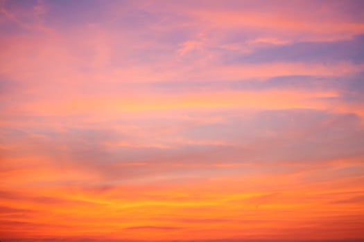 Colorful evening sky photo
