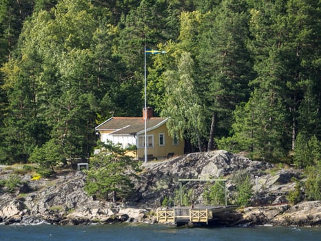 the baltic sea near Stockholm photo