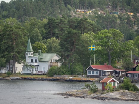the baltic sea near Stockholm photo