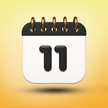 3d transparent calendar date 19 for meeting schedule, event schedule, vacation, work, school color black photo