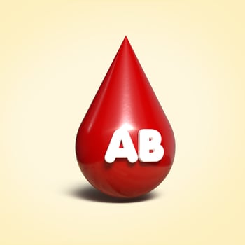 3D render blood model for medical, donate blood, healt photo