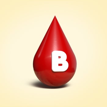3D render blood model for medical, donate blood, healt photo
