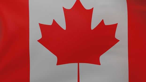 Canada flag texture photo