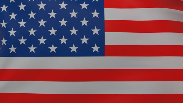 United States flag texture photo