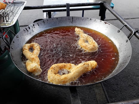 Patongo popular street food in Thailand photo