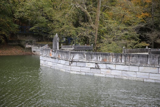 Old and historic dam photo