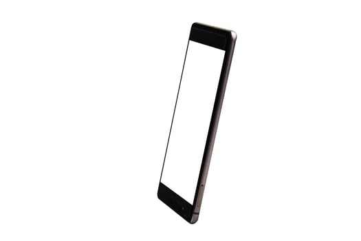 smart phone on white background photo