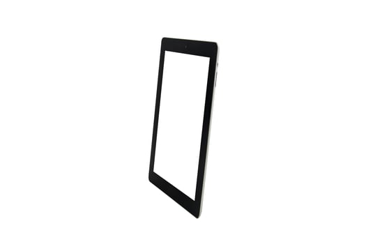 Tablet on white background photo