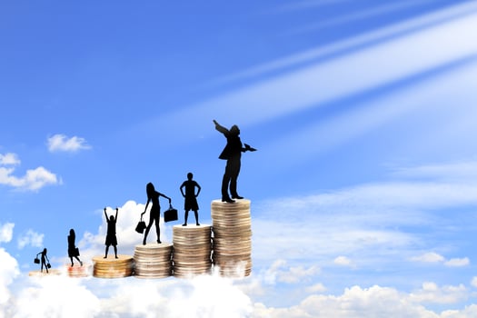 Financial success concept photo