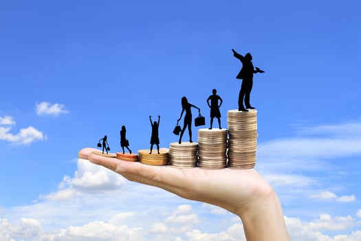 Financial success concept photo