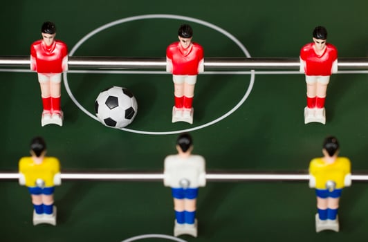 Table soccer game photo