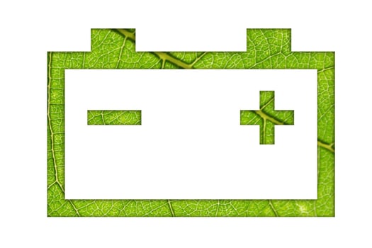 Eco green energy battery photo