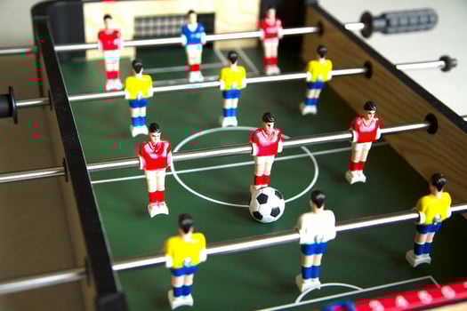 Table soccer game photo