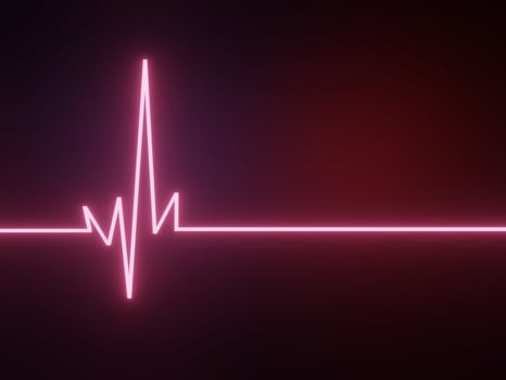 3d render of RGB neon light on darkness background. Abstract Laser lines show at night. Ultraviolet spectrum beam scene photo