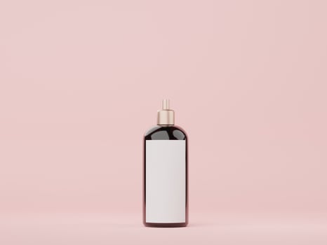 3d render of blank cosmetics skincare product or packaging for mock up. Beauty soap and spa concept. Lotion oil moisture for skin health. Premium and luxury design for branding. photo