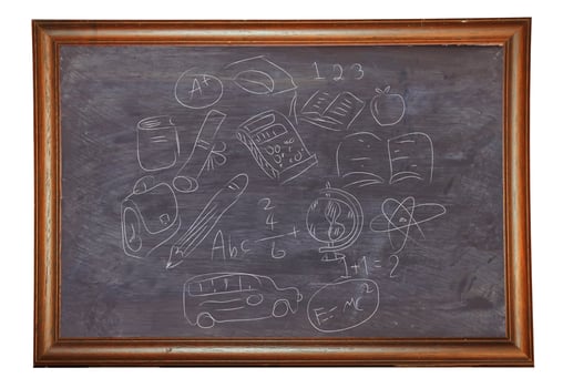 back to school icons photo