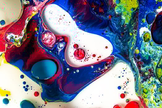 Abstract Acrylic pour Liquid marble surfaces Design. photo