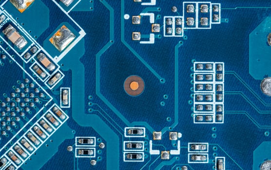 Circuit board computer background, electronic hardware texture photo
