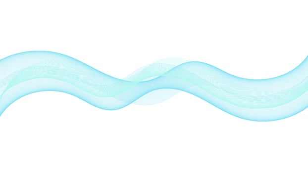 modern blue wave abstract background on white photo