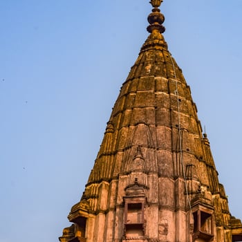 Morning View of Royal Cenotaphs Chhatris of Orchha, Madhya Pradesh, India, Orchha the lost city of India, Indian archaeological sites photo