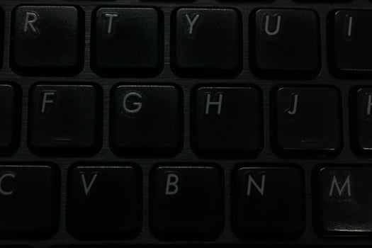 Close Up photo Black Computer Keyboard