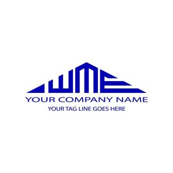 WME letter logo creative design with vector graphic photo