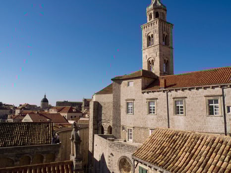 The city of dubrovnik in croatia photo
