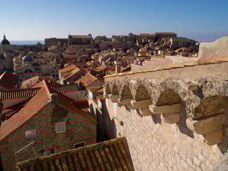 The city of dubrovnik in croatia photo