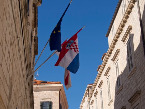 The city of dubrovnik in croatia photo