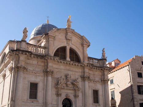 The city of dubrovnik in croatia photo