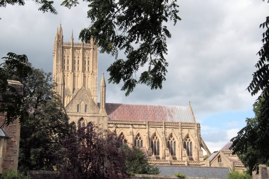 A view of Wells in Somerset photo