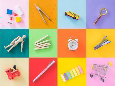 Education, Back to School concept with Colorful background photo