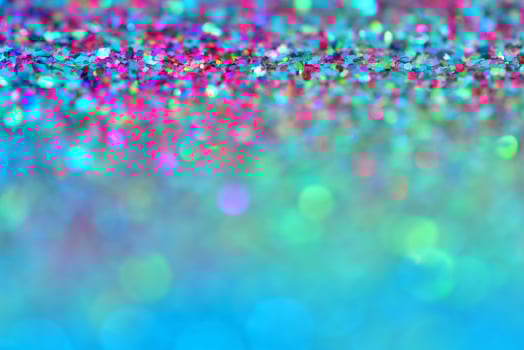 bokeh glitter Colorfull Blurred abstract background for birthday, anniversary, wedding, new year eve or Christmas photo