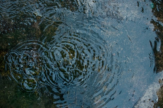 Abstract water ripple on cement background for background. natural complex texture photo