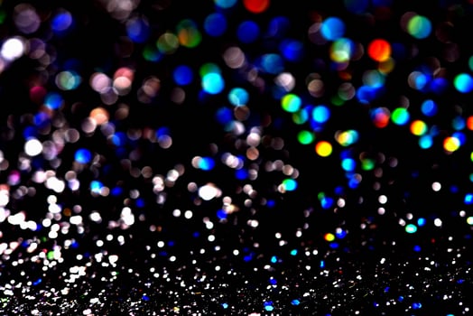 bokeh glitter Colorfull Blurred abstract background for birthday, anniversary, wedding, new year eve or Christmas photo