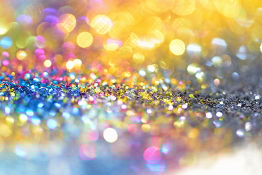 bokeh glitter Colorfull Blurred abstract background for birthday, anniversary, wedding, new year eve or Christmas photo