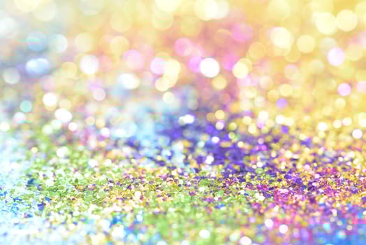 bokeh glitter Colorfull Blurred abstract background for birthday, anniversary, wedding, new year eve or Christmas photo