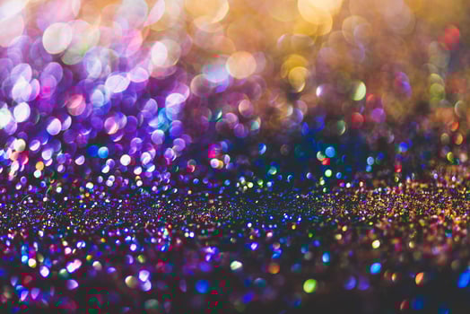 bokeh glitter Colorfull Blurred abstract background for birthday, anniversary, wedding, new year eve or Christmas photo