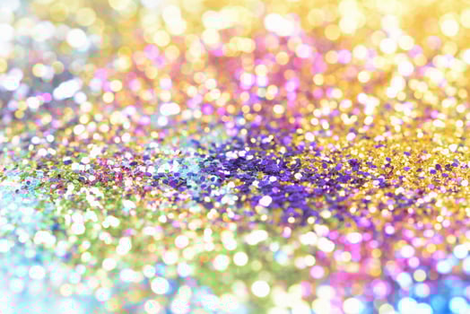 bokeh glitter Colorfull Blurred abstract background for birthday, anniversary, wedding, new year eve or Christmas photo