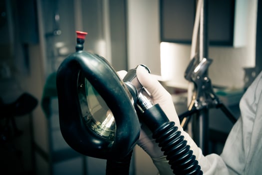 Anesthesia in the operating room photo