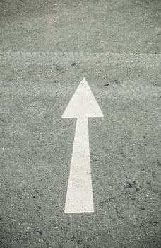 road marking arrow up photo