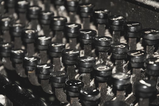 old typewriter keys photo