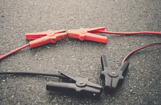 Set of jumper leads or cables photo