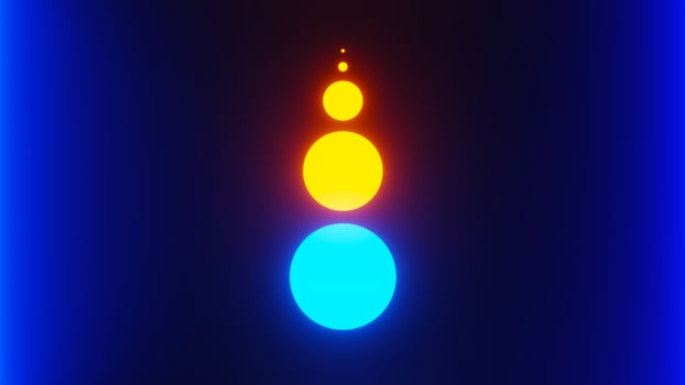 3d render of flash neon and light glowing on dark scene. Speed light moving lines. photo