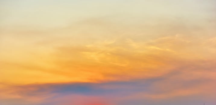 The sky with cloud beautiful Sunset background photo