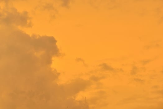 The sky with cloud beautiful Sunset background photo