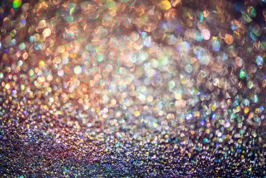 bokeh effect glitter colorful blurred abstract background for birthday, anniversary, wedding, new year eve or Christmas photo