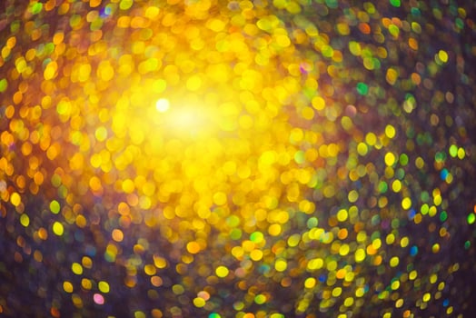 bokeh effect glitter colorful blurred abstract background for birthday, anniversary, wedding, new year eve or Christmas photo